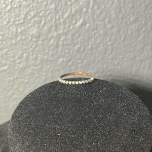 Dainty Stacklable Silver Women's Ring Size 8